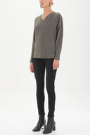 Gold Zipped wide cut blouse 19721