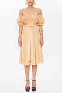 Beige Brode  short blouse  19758