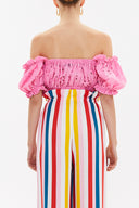 Pink Brode  short blouse  19758