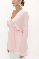 Powder Waistband  Blouse  19765