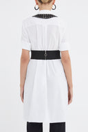 Black Leather  corset   19768