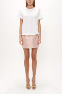 White Wide-cut blouse 19782