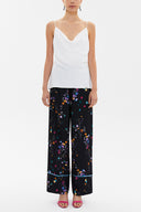 Ecru Degage collar  strappy  blouse  19798