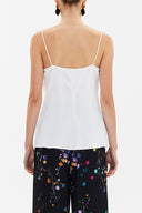 Ecru Degage collar  strappy  blouse  19798