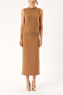 Camel Hair Wool and cashmere blended  knitwear suit 28830