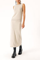 Stone Wool and cashmere blended  knitwear suit 28830