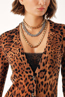 Pars V-neck long wool knit cardigan 28864