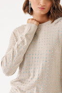 Stone Wool and cashmere blended skirt blouse knitwear suit 28884