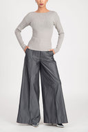 Gray Embellished viscosa sweater 28887