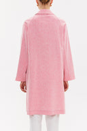 Pink Wide cut slit coat 30422