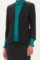 Black JACQUARD BLAZER 60695
