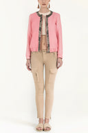 Pink ZIP-UP BOMBER JACKET 60722