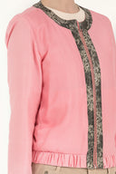 Pink ZIP-UP BOMBER JACKET 60722
