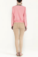 Pink ZIP-UP BOMBER JACKET 60722