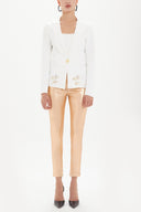 White Blazer jacket 61066