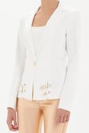 White Blazer jacket 61066