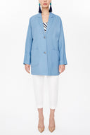Blue Button Jacket 61130