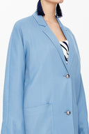 Blue Button Jacket 61130