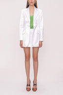 White Slim fit blazer jacket 61152