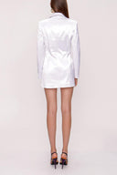 White Slim fit blazer jacket 61152