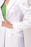 White Slim fit blazer jacket 61152