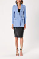 Blue Slim fit blazer jacket 61152