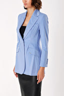 Blue Slim fit blazer jacket 61152