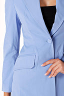 Blue Slim fit blazer jacket 61152