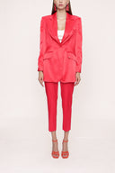 Red Slim fit blazer jacket 61152
