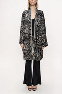 Python Oversized lace-up jacket 61158