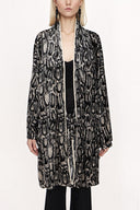 Python Oversized lace-up jacket 61158