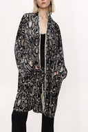 Python Oversized lace-up jacket 61158