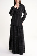 Black Wrap closure jacket 61182