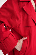 Red Wrap closure jacket 61184