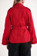 Red Wrap closure jacket 61184