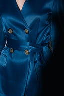 Oil Padded and belted blazer 61187