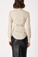 Beige POPLIN SHIRT 10569