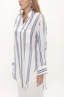 Striped Wide cut shirt 10681