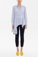 Light Blue Wide cut flowing shirt  10727