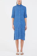 Blue Shirt dress 10728
