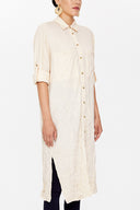 Beige Shirt dress 10728