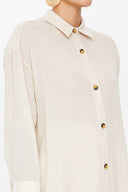 Beige Cotton tunic 10729