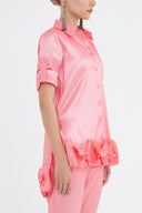 Pink Pleated shirt 10735