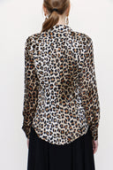 Pars Snap-fastened fitted waist shirt  10759