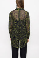 Khaki Wide cut shirt 10761