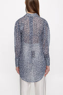 Patterned Wide cut shirt 10761