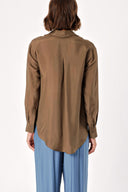 Khaki Wide cut shirt 10763