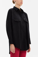 Black Wide cut shirt 10764