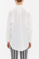 White Wide cut shirt 10764