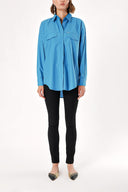 Blue Wide cut shirt 10764